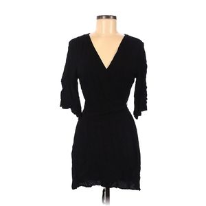 Xhilaration black wrap dress with kimono sleeves  medium